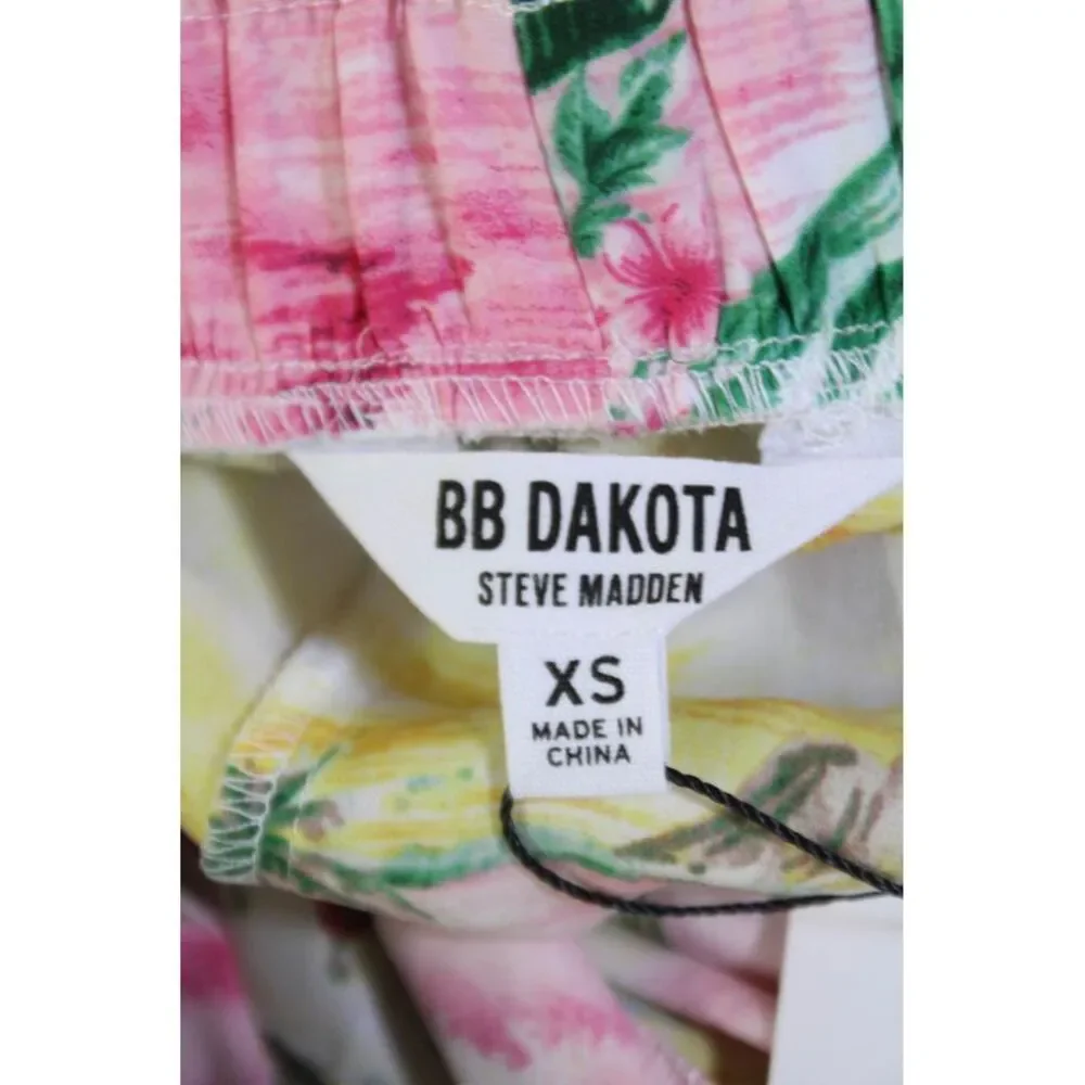 BB Dakota X Steve Madden Womens Tropical Print Stretch Shorts Multicolor Size XS